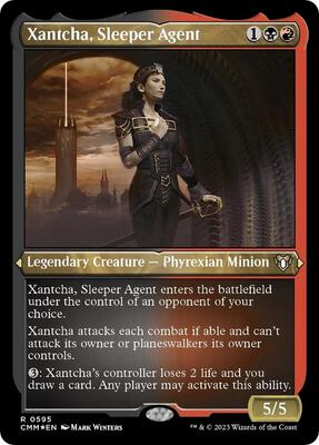 Xantcha, Sleeper Agent (Foil Etched) card from Commander Masters