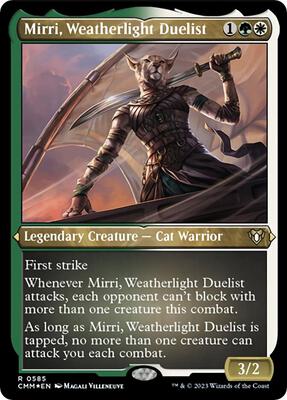 Mirri, Weatherlight Duelist (Foil Etched) card from Commander Masters