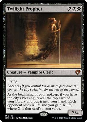 Twilight Prophet card from Commander Masters