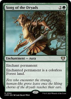 Song of the Dryads card from Commander Masters
