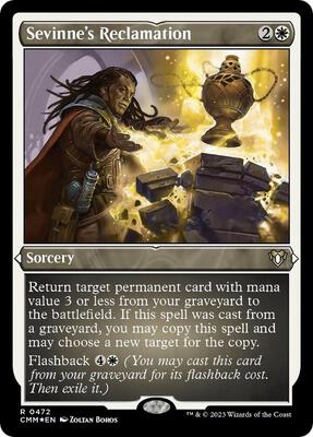 Sevinne's Reclamation (Foil Etched) card from Commander Masters