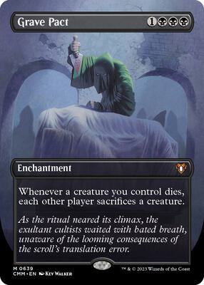 Grave Pact (Borderless) card from Commander Masters