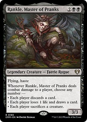 Rankle, Master of Pranks card from Commander Masters