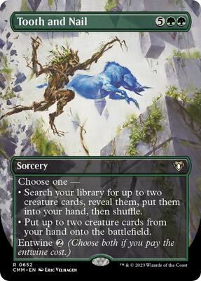 Tooth and Nail (Borderless) card from Commander Masters