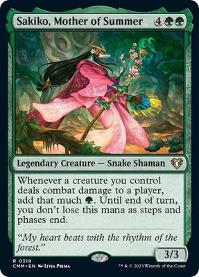 Sakiko, Mother of Summer card from Commander Masters