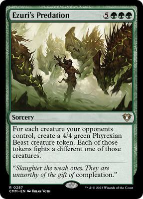 Ezuri's Predation card from Commander Masters