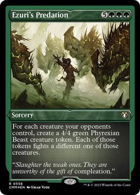 Ezuri's Predation (Foil Etched) card from Commander Masters