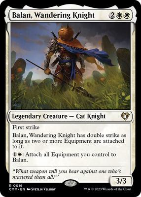 Balan, Wandering Knight card from Commander Masters