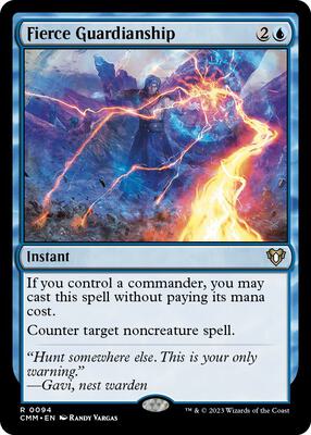 Fierce Guardianship card from Commander Masters