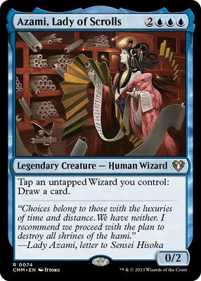 Azami, Lady of Scrolls card from Commander Masters