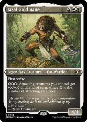 Jazal Goldmane (Foil Etched) card from Commander Masters