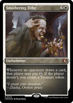 Smothering Tithe (Foil Etched) card from Commander Masters