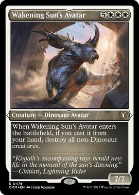 Wakening Sun's Avatar (Foil Etched) card from Commander Masters