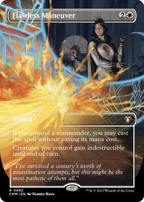 Flawless Maneuver (Borderless) card from Commander Masters