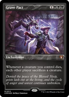 Grave Pact (Foil Etched) card from Commander Masters