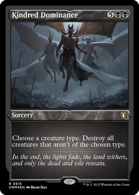 Kindred Dominance (Foil Etched) card from Commander Masters