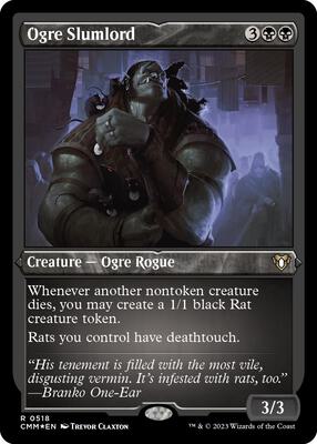 Ogre Slumlord (Foil Etched) card from Commander Masters