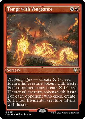 Tempt with Vengeance (Foil Etched) card from Commander Masters