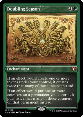 Doubling Season (Foil Etched) card from Commander Masters