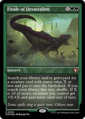 Finale of Devastation (Foil Etched) card from Commander Masters