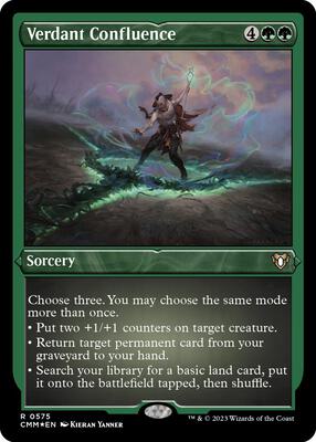 Verdant Confluence (Foil Etched) card from Commander Masters