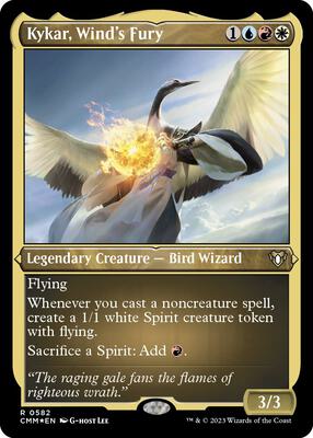 Kykar, Wind's Fury (Foil Etched) card from Commander Masters