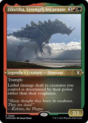 Zilortha, Strength Incarnate (Foil Etched) card from Commander Masters