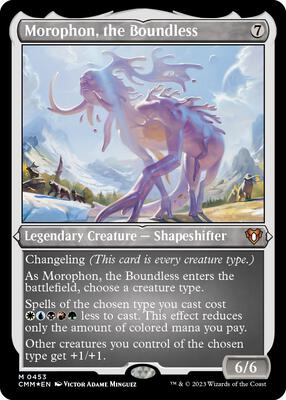 Morophon, the Boundless (Foil Etched) card from Commander Masters