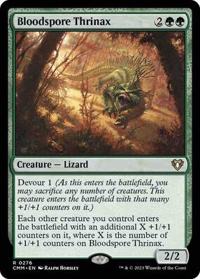 Bloodspore Thrinax card from Commander Masters