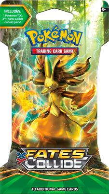 XY - Fates Collide Sleeved Booster Pack [Delphox BREAK] card from XY - Fates Collide