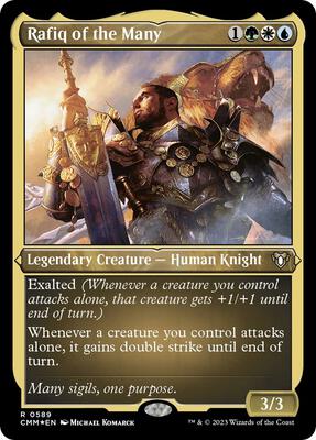 Rafiq of the Many (Foil Etched) card from Commander Masters