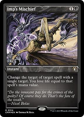 Imp's Mischief (Foil Etched) card from Commander Masters