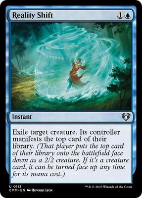 Reality Shift card from Commander Masters