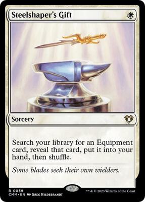 Steelshaper's Gift card from Commander Masters