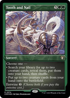 Tooth and Nail (Foil Etched) card from Commander Masters