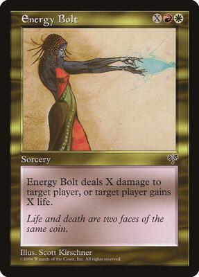 Energy Bolt card from Mirage