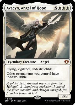 Avacyn, Angel of Hope card from Commander Masters
