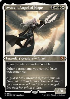 Avacyn, Angel of Hope (Foil Etched) card from Commander Masters