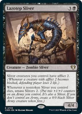 Lazotep Sliver card from Commander Masters