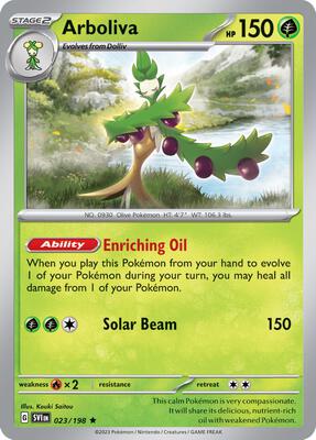 Arboliva - 023/198 (Line Holo) card from Miscellaneous Cards & Products