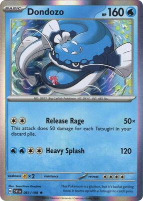 Dondozo - 061/198 (Line Holo) card from Miscellaneous Cards & Products