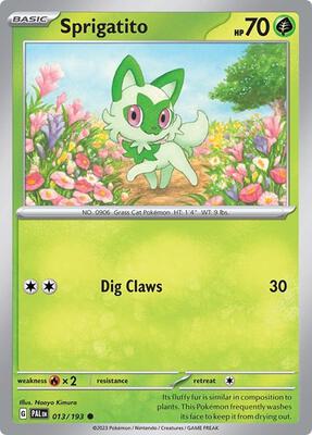 Sprigatito - 013/193 (Summer 2023 Collector Chest) card from Miscellaneous Cards & Products
