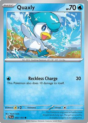 Quaxly - 050/193 (Summer 2023 Collector Chest) card from Miscellaneous Cards & Products