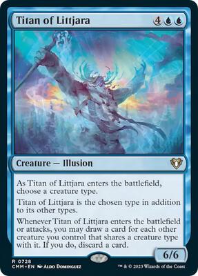 Titan of Littjara card from Commander Masters