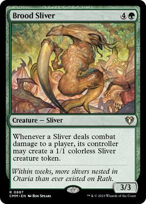 Brood Sliver card from Commander Masters