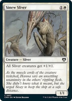 Sinew Sliver card from Commander Masters