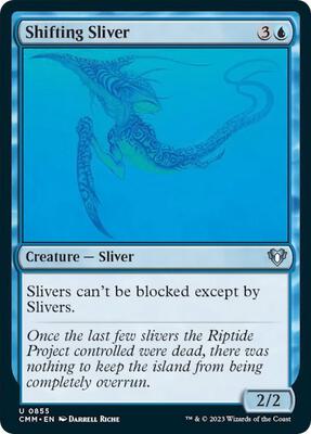 Shifting Sliver card from Commander Masters