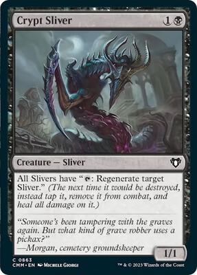 Crypt Sliver card from Commander Masters