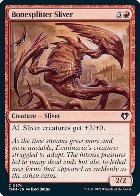 Bonesplitter Sliver card from Commander Masters