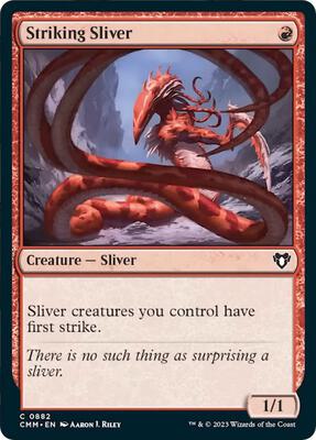 Striking Sliver card from Commander Masters
